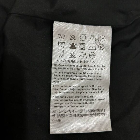 Escada womens xl goose down puffer hooded jacket gray coat - Picture 9 of 9